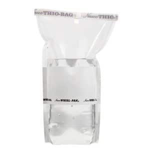 Saco estéril Nasco com tarja de identificação. Com Tiossulfato de Sódio. Stand-up Bag - 300ml - B01403WA