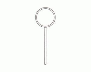 Anel em aço inox 304 polido, sem mufa